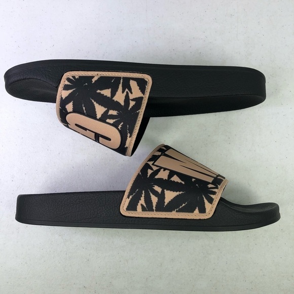 MSGM Men’s Black White Slide Sandals Size 7 $135. main image 7